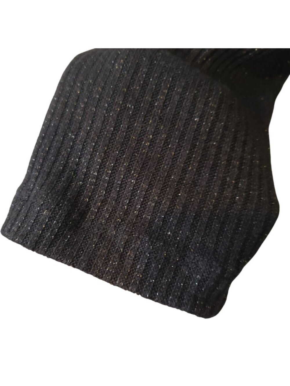 Sabina Musayev $289 Black Metallic Ruched Dress Long Sleeve Goth Whimsigoth - Picture 10 of 16